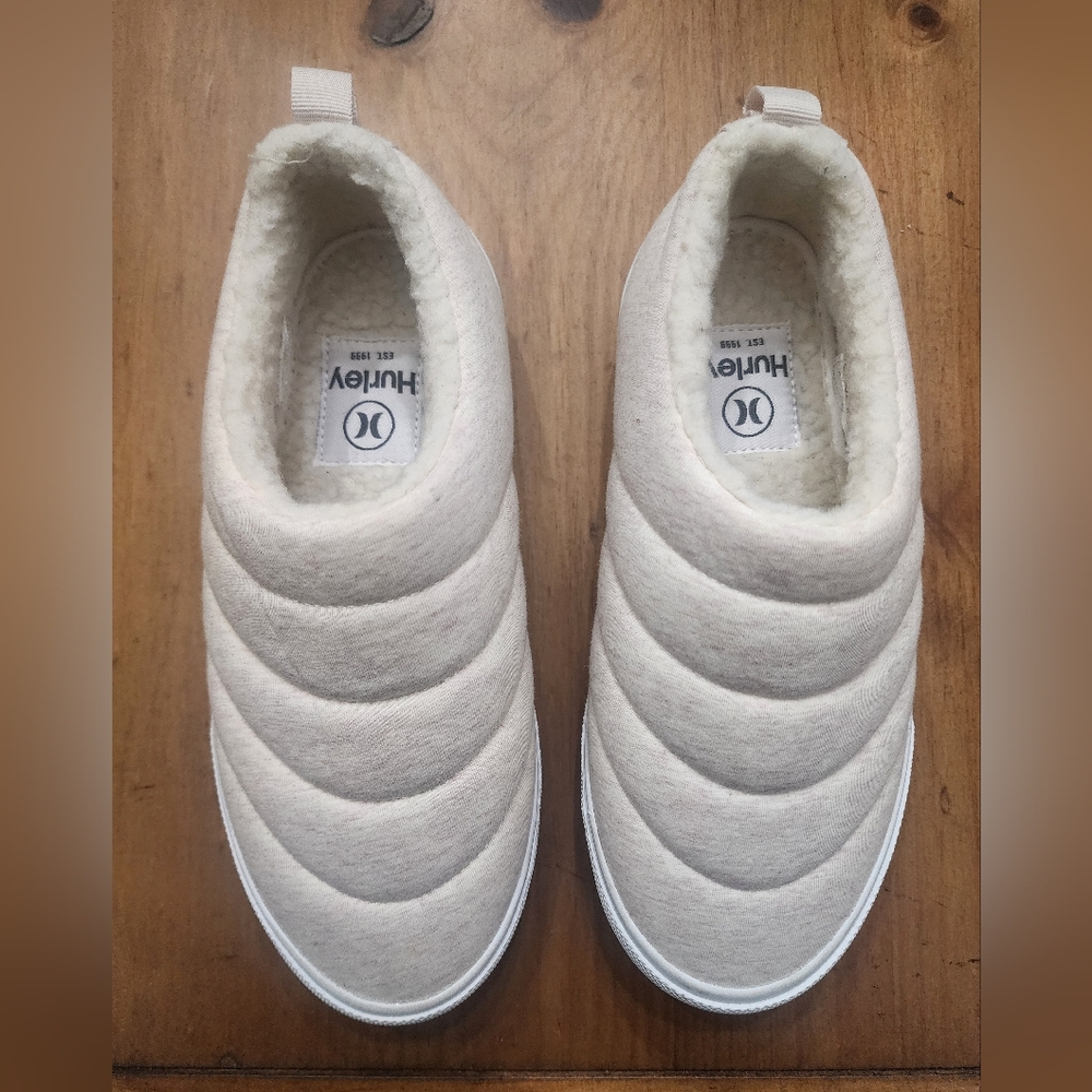 Hurley Puff Clog Shoe Cozy Camp Mule Slip On Sneaker Athleisure Loungewear. 6